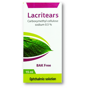 LACRITEARS 0.5% OPHTHALMIC SOLUTION ( CARBOXYMETHYL CELLULOSE SODIUM ) EYE DROPS 15 ML